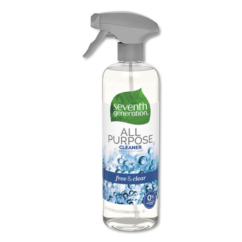 Natural All-purpose Cleaner, Free And Clear-unscented, 23 Oz Trigger Spray Bottle, 8-carton