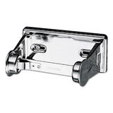 Locking Toilet Tissue Dispenser, 6 X 4 1-2 X 2 3-4, Chrome