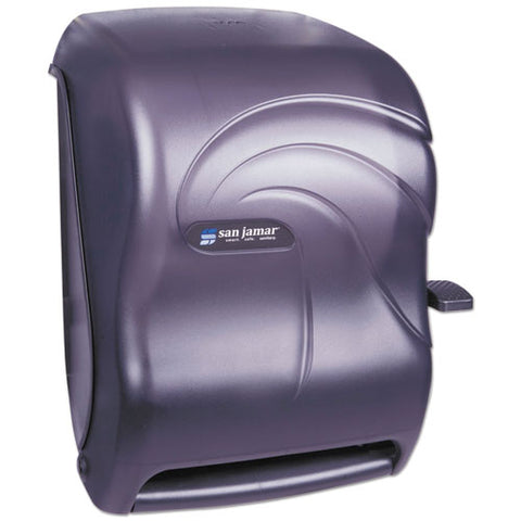 Lever Roll Towel Dispenser, Oceans, 12.94 X 9.25 X 16.5, Black Pearl