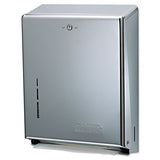 C-fold-multifold Towel Dispenser, 11.38 X 4 X 14.75, Chrome