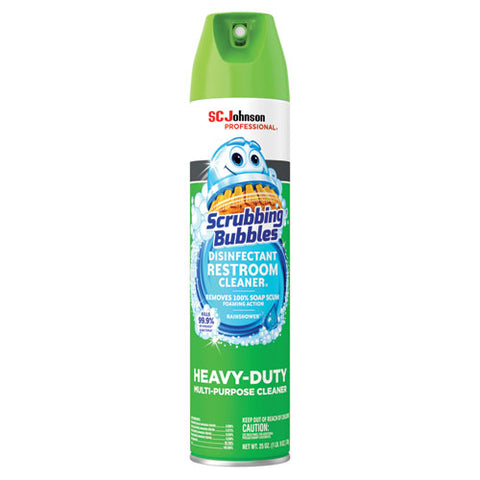 Disinfectant Restroom Cleaner Ii, Rain Shower Scent, 25 Oz Aerosol Spray