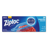 Zipper Freezer Bags, 1 Gal, 2.7 Mil, 9.6" X 12.1", Clear, 28-box