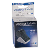 Slp-2rl Self-adhesive Address Labels, 1.12" X 3.5", White, 130 Labels-roll, 2 Rolls-box