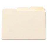 Manila Card Guides, 1-3-cut Top Tab, Blank, 4 X 6, Manila, 100-box