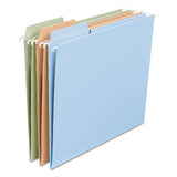 Fastab Hanging Folders, Letter Size, 1-3-cut Tab, Assorted, 18-box