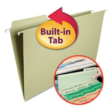 Fastab Hanging Folders, Legal Size, 1-3-cut Tab, Moss, 20-box