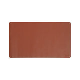 Vegan Leather Desk Pads, 23.6" X 13.7", Brown