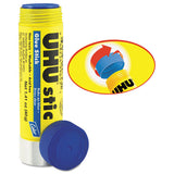 Stic Permanent Glue Stick, 1.41 Oz, Applies Blue, Dries Clear