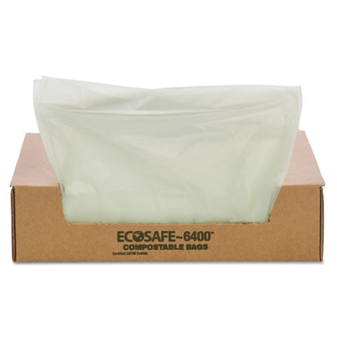 Ecosafe-6400 Bags, 48 Gal, 0.85 Mil, 42" X 48", Green, 40-box