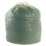 Ecosafe-6400 Bags, 64 Gal, 0.85 Mil, 48" X 60", Green, 30-box