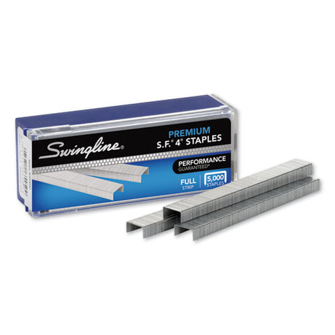 S.f. 4 Premium Staples, 0.25" Leg, 0.5" Crown, Steel, 5,000-box