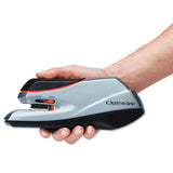 Optima Grip Electric Stapler, 20-sheet Capacity, Black-silver