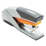 Optima 25 Reduced Effort Stapler, 25-sheet Capacity, Gray-orange