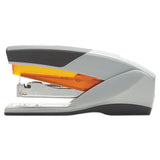 Optima 25 Reduced Effort Stapler, 25-sheet Capacity, Gray-orange