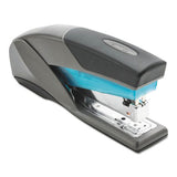 Optima 25 Reduced Effort Stapler, 25-sheet Capacity, Slate Gray-blue