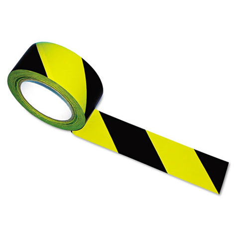 Hazard Marking Aisle Tape, 2w X 108ft Roll