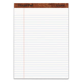 "the Legal Pad" Ruled Pads, Wide-legal Rule, 8.5 X 11.75, White, 50 Sheets, Dozen