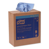 Industrial Paper Wiper, 4-ply, 8.54 X 16.5, Blue, 90 Towels-box, 10 Box-carton