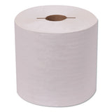 Universal Hand Towel Roll, Notched, 8" X 800 Ft, Natural White, 6 Rolls-carton