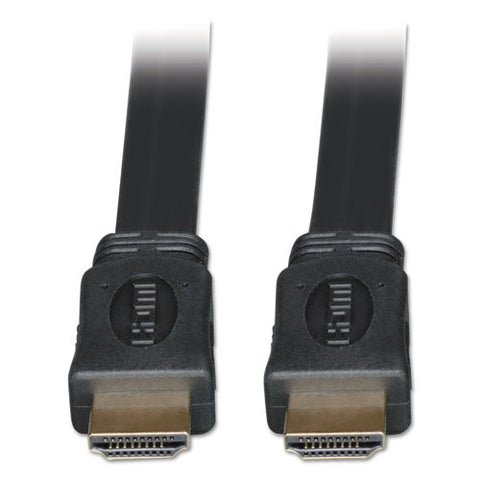 High Speed Hdmi Flat Cable, Ultra Hd 4k, Digital Video With Audio (m-m), 3 Ft.