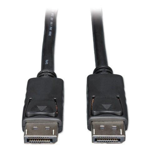 Displayport Cable With Latches (m-m), 4k X 2k 3840 X 2160 @ 60hz, 6 Ft.