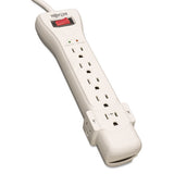 Protect It! Surge Protector, 7 Outlets, 7 Ft Cord, 2160 Joules, Light Gray