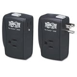 Protect It! Portable Surge Protector, 2 Outlets, Direct Plug-in, 1050 Joules