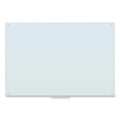 Glass Dry Erase Board, 70 X 47, White Surface