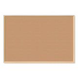 Cork Bulletin Board, 70 X 47, Tan Surface, Birch Wood Frame