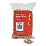 Rubber Bands, Size 16, 0.04" Gauge, Beige, 1 Lb Box, 1,900-pack