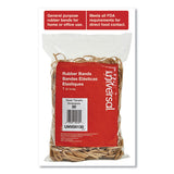 Rubber Bands, Size 30, 0.04" Gauge, Beige, 1 Lb Box, 1,100-pack