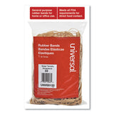 Rubber Bands, Size 33, 0.04" Gauge, Beige, 1 Lb Box, 640-pack