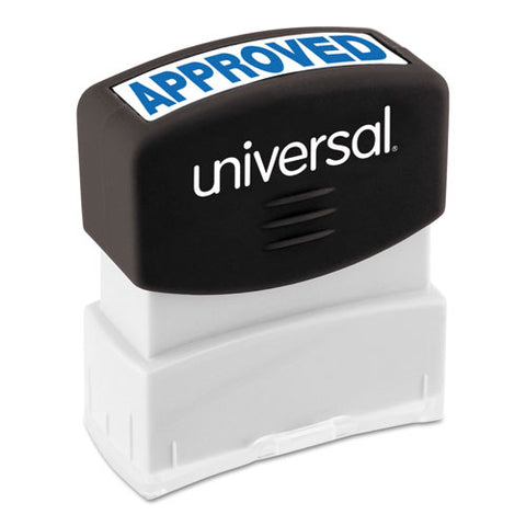 Message Stamp, Approved, Pre-inked One-color, Blue