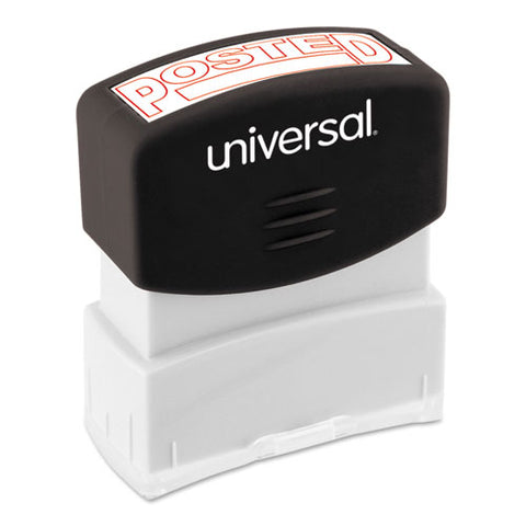 Message Stamp, Posted, Pre-inked One-color, Red