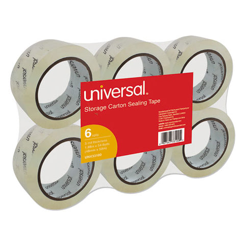 Heavy-duty Acrylic Box Sealing Tape, 3" Core, 1.88" X 54.6 Yds, Clear, 6-pack