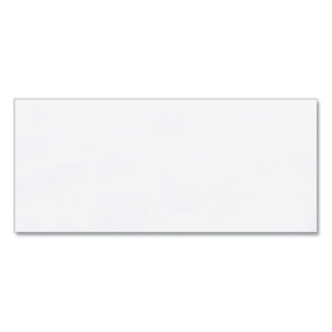 Open-side Business Envelope, #10, Commercial Flap, Diagonal Seam, Gummed Closure, 4.13 X 9.5, White, 500/box