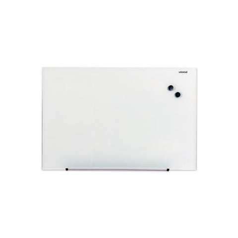 Frameless Magnetic Glass Marker Board, 36" X 24", White