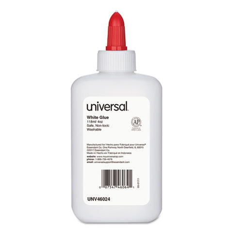 Washable White Glue, 4 Oz, Dries Clear