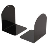 Magnetic Bookends, 6 X 5 X 7, Metal, Black