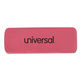 Bevel Block Erasers, Rectangular, Small, Pink, Elastomer, 20-pack