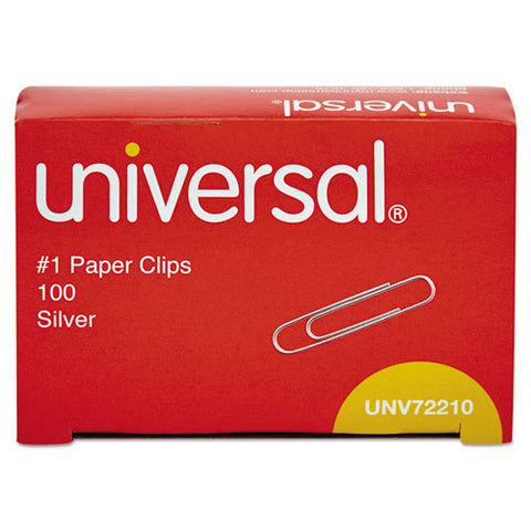 Paper Clips, Small (no. 1), Silver, 100-box