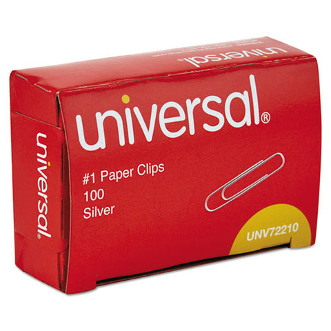 Paper Clips, Small (no. 1), Silver, 100-box