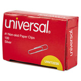 Paper Clips, Small (no. 1), Silver, 100 Clips-box, 10 Boxes-pack