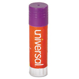 Glue Stick, 1.3 Oz, Applies Purple, Dries Clear, 12-pack