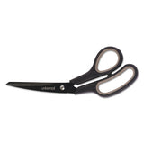 Industrial Carbon Blade Scissors, 8" Long, 3.5" Cut Length, Black-gray Offset Handle