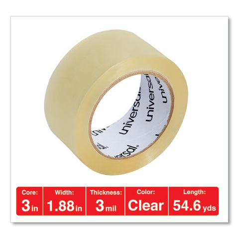 Heavy-duty Box Sealing Tape, 3" Core, 1.88" X 54.6 Yds, Clear, 36-box