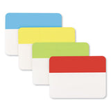 Self Stick Index Tab, 2", Assorted Colors, 40-pack