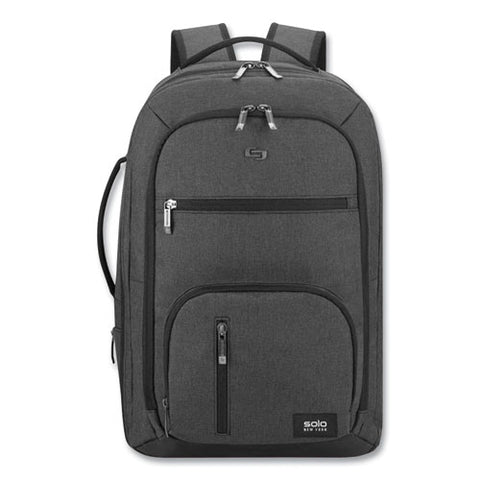 Grand Travel Tsa Backpack, 17.3”, 11.88 X 7 X 19, Dark Gray