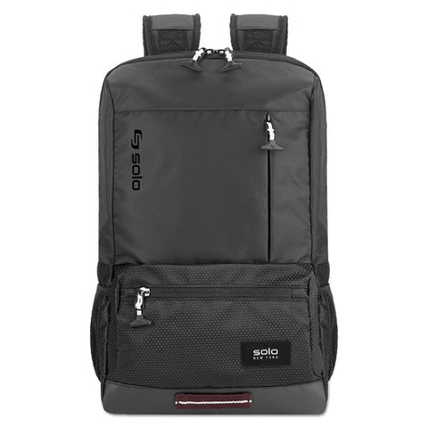 Draft Backpack, 6.25" X 18.12" X 18.12", Nylon, Black