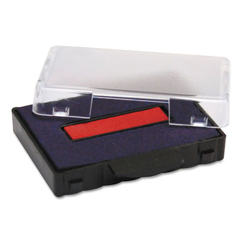 T5440 Dater Replacement Ink Pad, 1 1-8 X 2, Blue-red